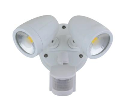 VACCUS Polycarbonate Twin Spotlight with Sensor White